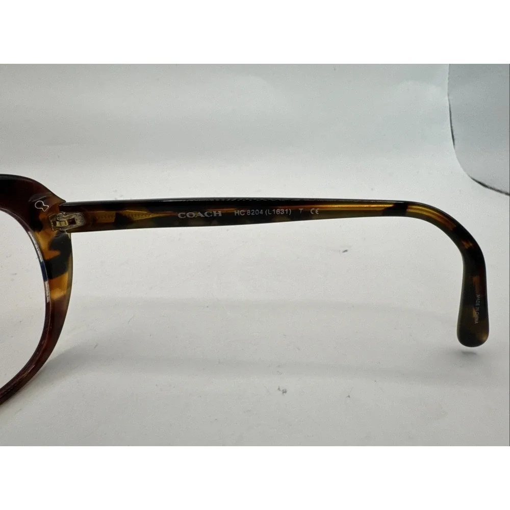 Coach HC 8204 L1631 Sunglass Frames Tortoise Shell Black Cat Eye Womens